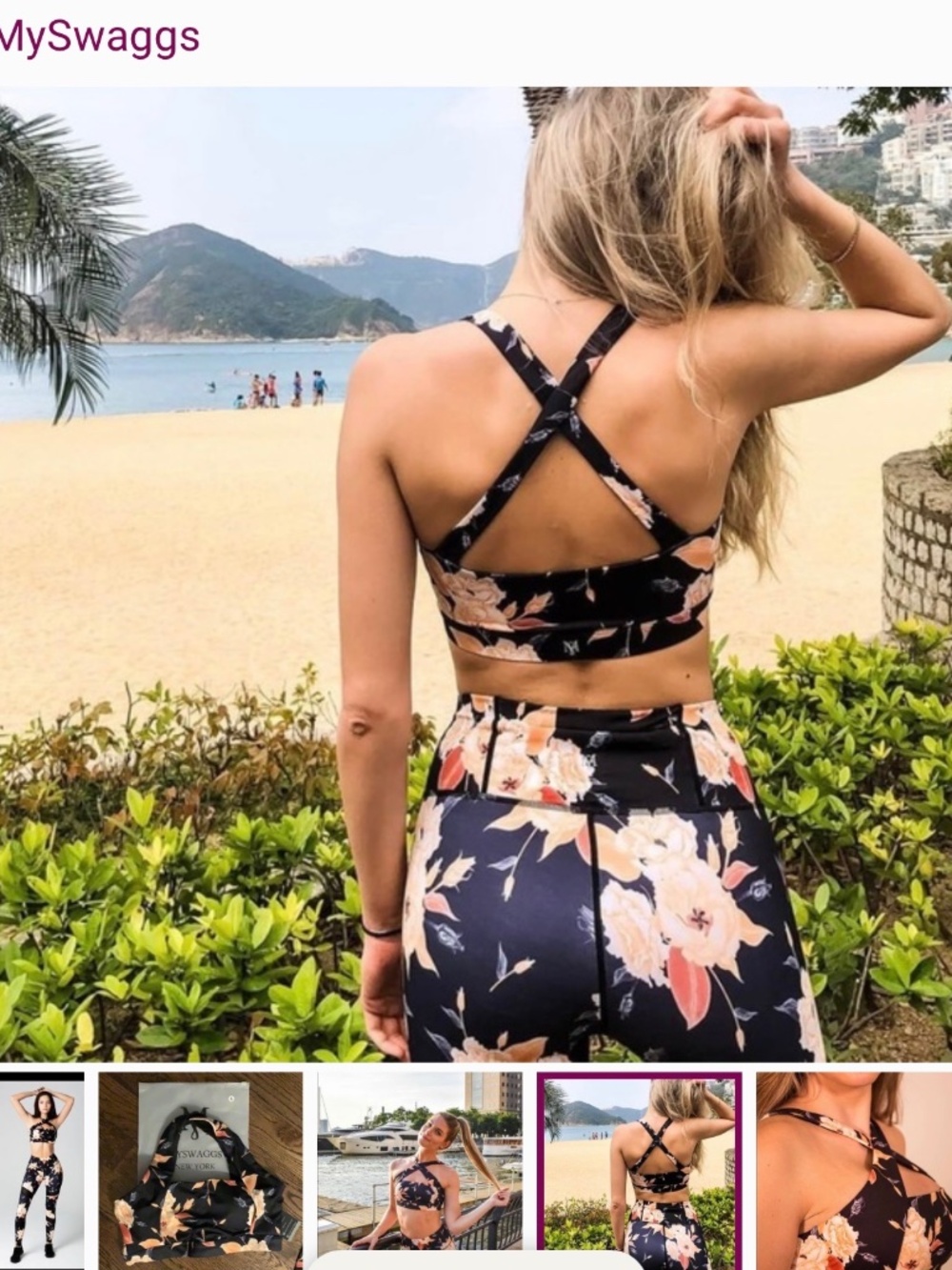 MYSWAGGS Floral Multiway Sports Bra